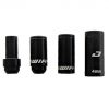Jagwire 2x Elite Link Shift End Cap Pack (18pcs) - Black Aluminum