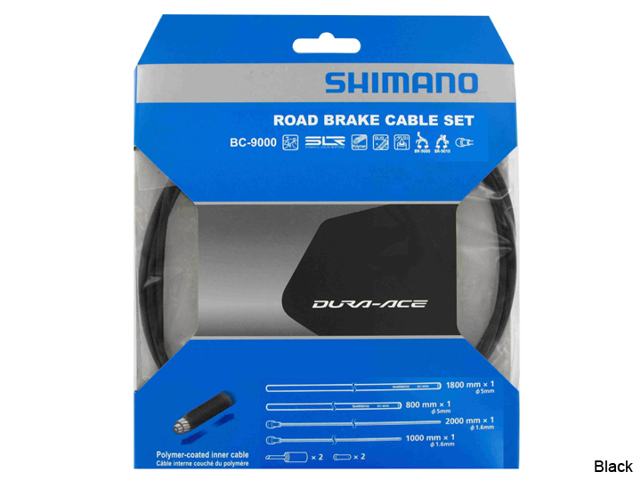Shimano Ultimate BC-9000 Polymer Coated Road Brake Cable Set 2 Shimano Ultimate BC-9000 Polymer Coated Road Brake Cable Set - Image 2
