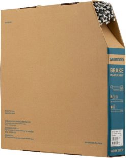 Shimano Stainless Steel MTB Brake Cables (100 Pack) - 1.6mmx2050mm