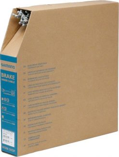 Shimano Stainless Steel Road Brake Cables (100 Pack) - 1.6mmx2050m